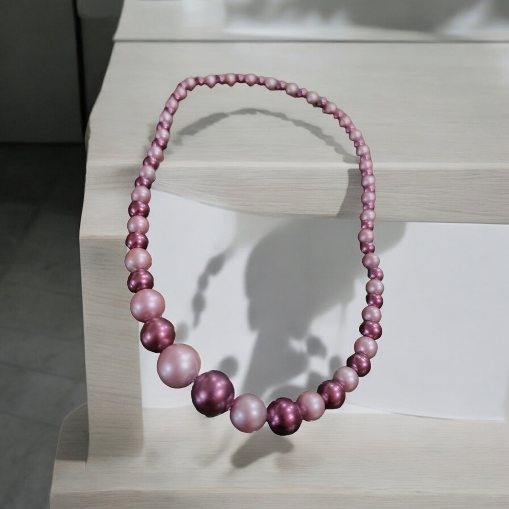 Purple Bead Necklace